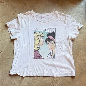 Hanes RE/done Women's Comic Print Tee - White